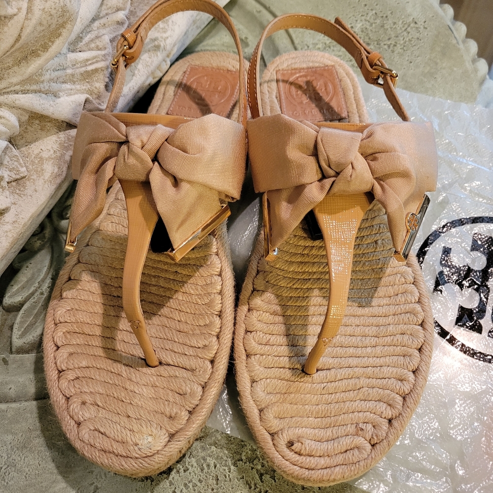 Tory Burch Penny Flat Espidrilles 111 - Picture 4 of 14